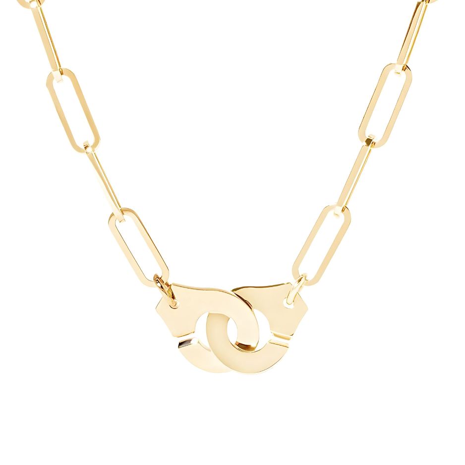 DINH VAN MENOTTES PAPERCLIP CHAIN NECKLACE